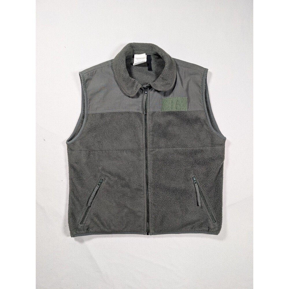 Liner Flyers Vest Mens Large Green Polartec Windpro FR Fleece Peckham USGI